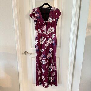 Yumi Kim Floral Cutout Jumpsuit by Yumi Kim Size Small Purple White